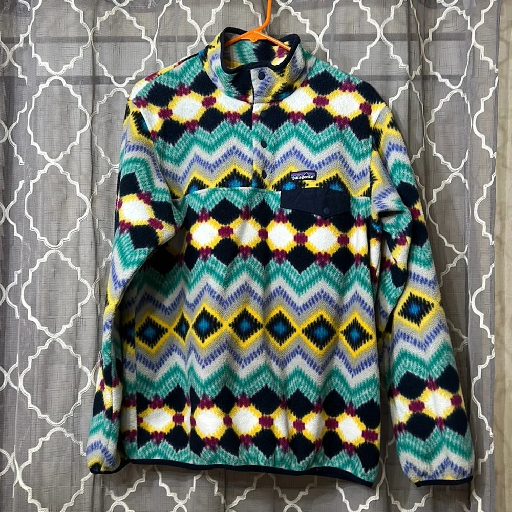 Patagonia Synchilla fleece pullover size large - Picture 1 of 4